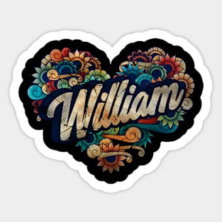 My name is william Sticker